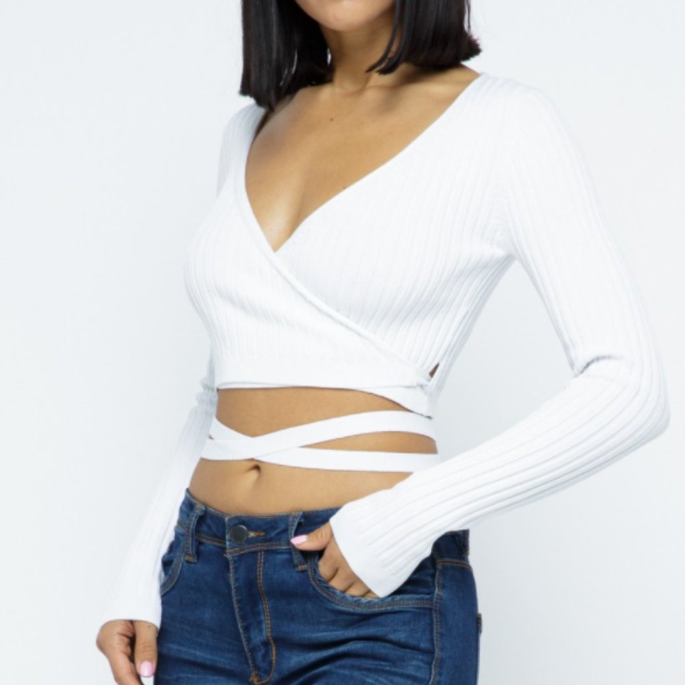 Long Sleeve Crop Top